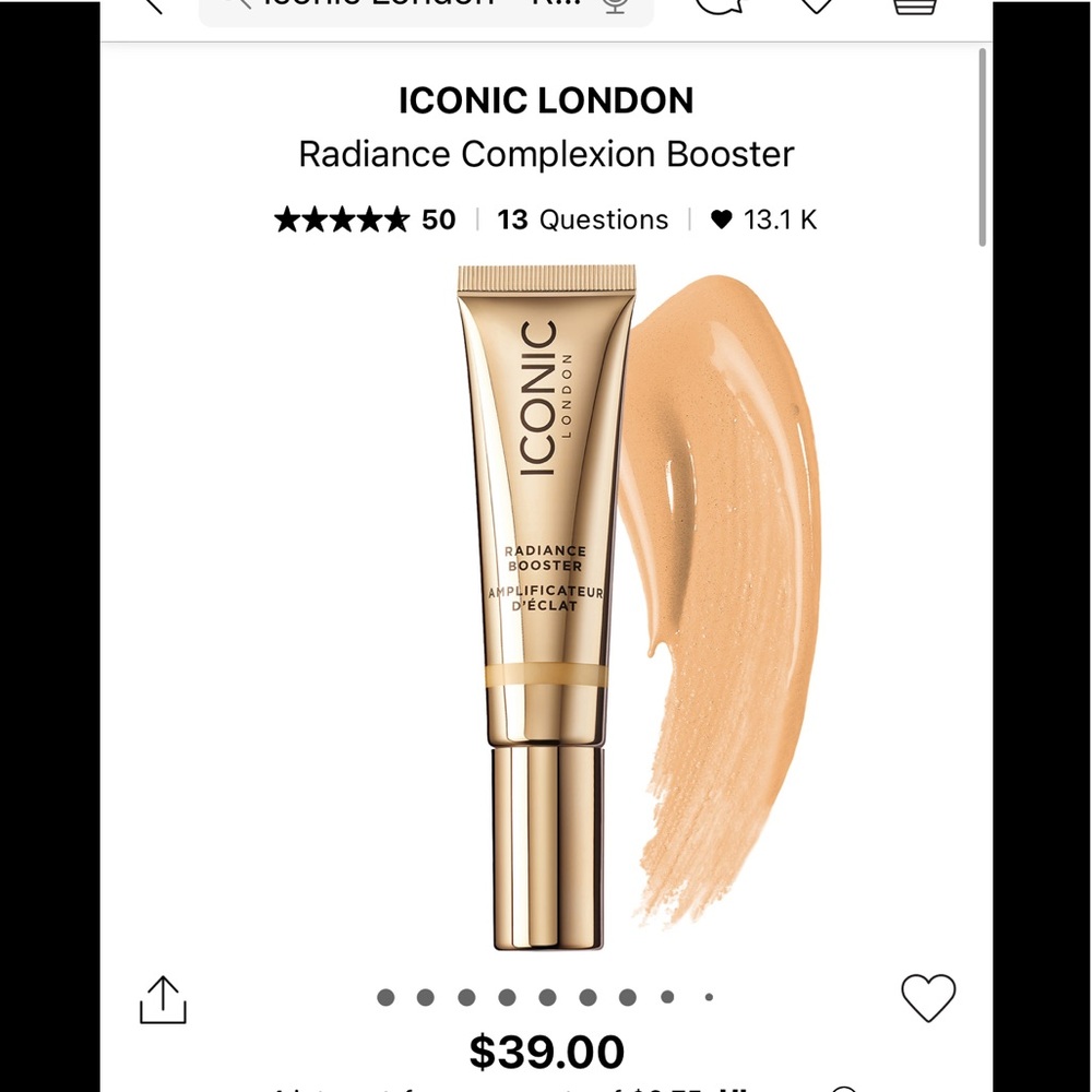 Iconic London Radiance Booster in Sand Glow (used twice)